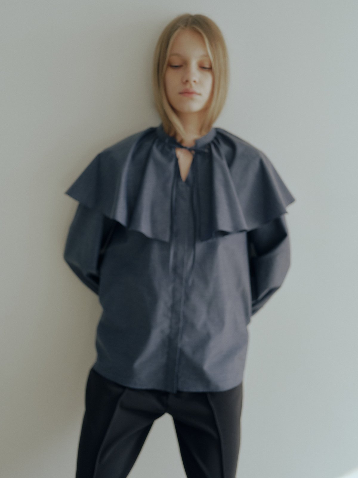OHGA ケープブラウス ピンク CAPE BLOUSE | OHGA