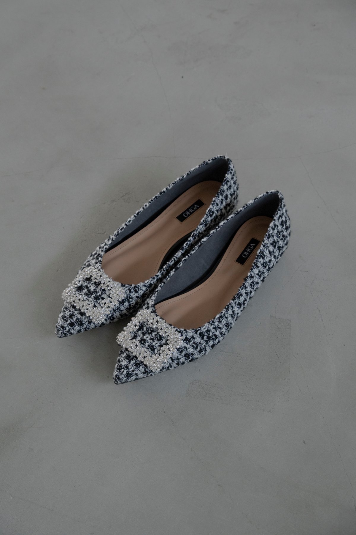 TWEED BIJOU PUMPS | OHGA TWEED BIJOU PUMPS | OHGA