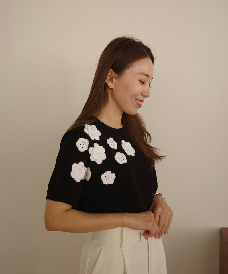 CROCHET MOTIF KNIT | OHGA CROCHET MOTIF KNIT | OHGA