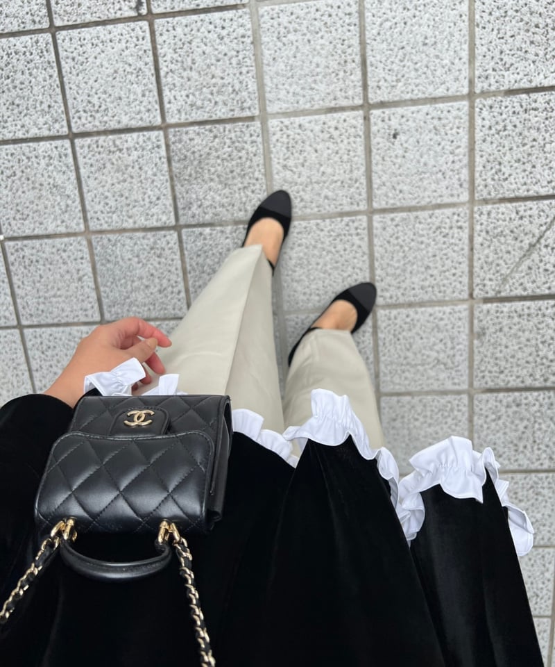 OHGA velor tops ブラック OHGA velor tops ブラック ohga velor tops フリーサイズ