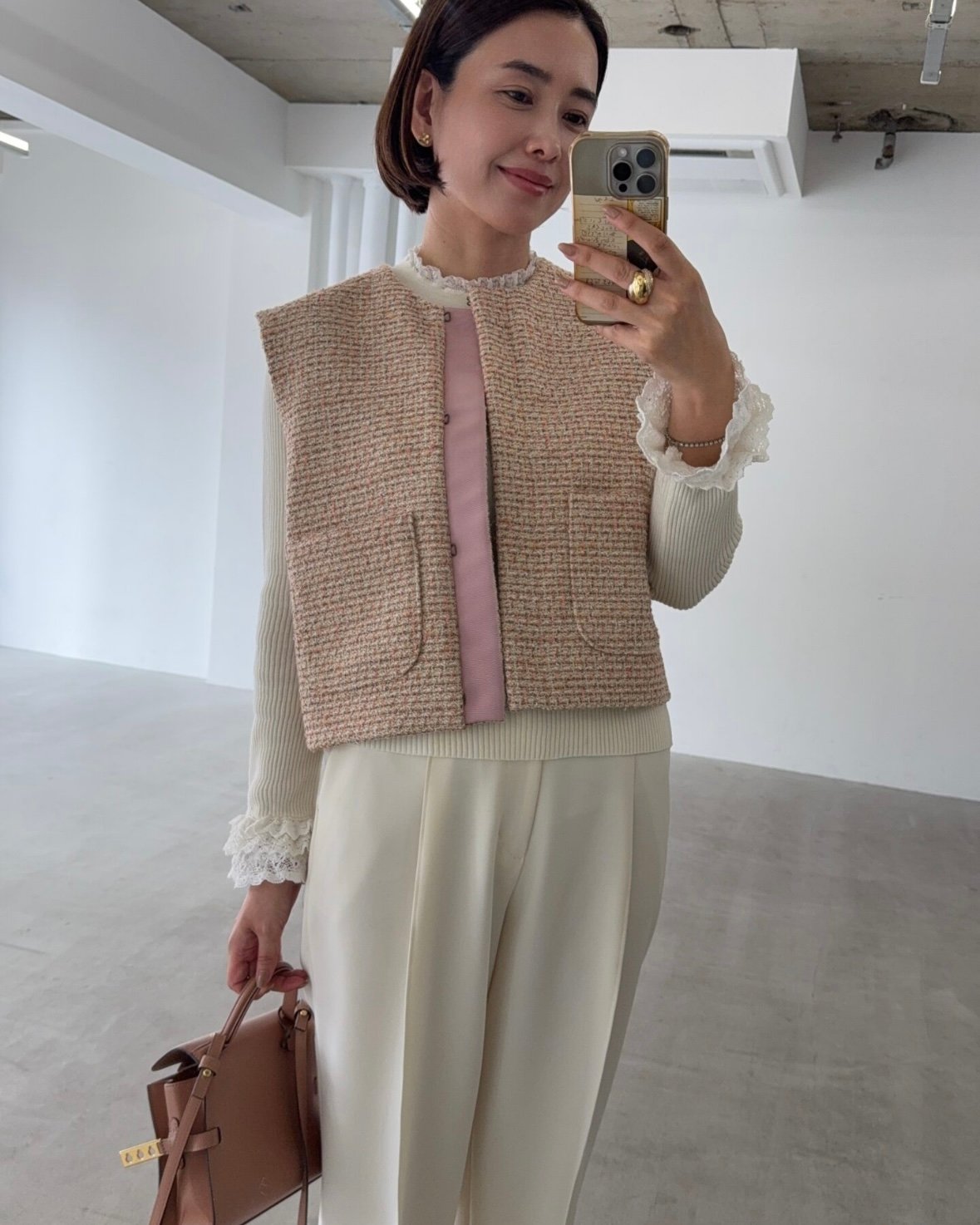 TWEED GILET | OHGA