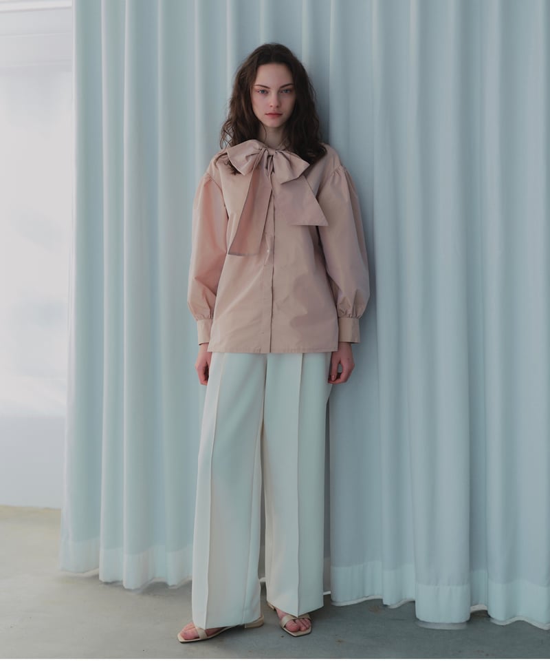 TUCK PANTS セミワイドパンツ | OHGA