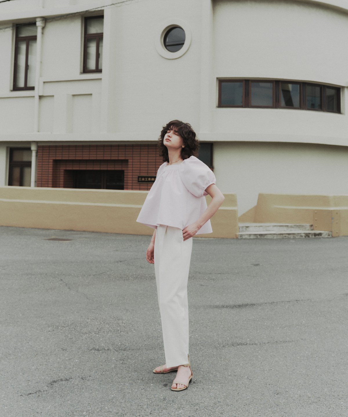 【OHGA】 新品タグ付き SQUARE PUFF 1201 ピンク SQUARE PUFF 1201 | OHGA