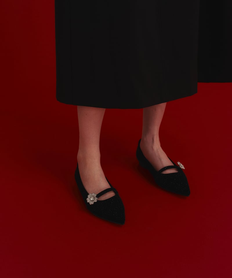 GLITTER BIJOU PUMPS | OHGA
