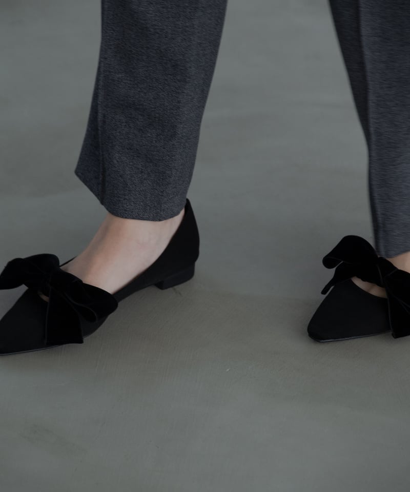 あんず　OHGA ビッグリボンパンプス 23.0 ブラック あんず OHGA ビッグリボンパンプス 23.0 ブラック あんず様専用 OHGA