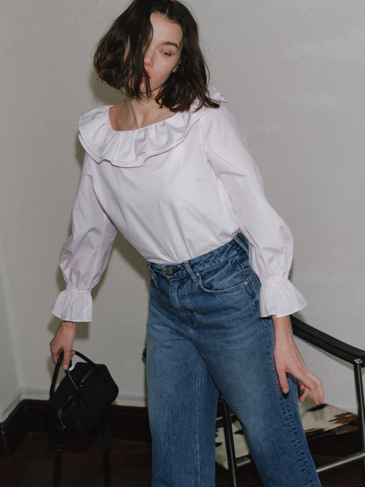 RUFFLE SHOULDER ラッフルショルダーohga yori RUFFLE SHOULDER ラッフルショルダーohga yori