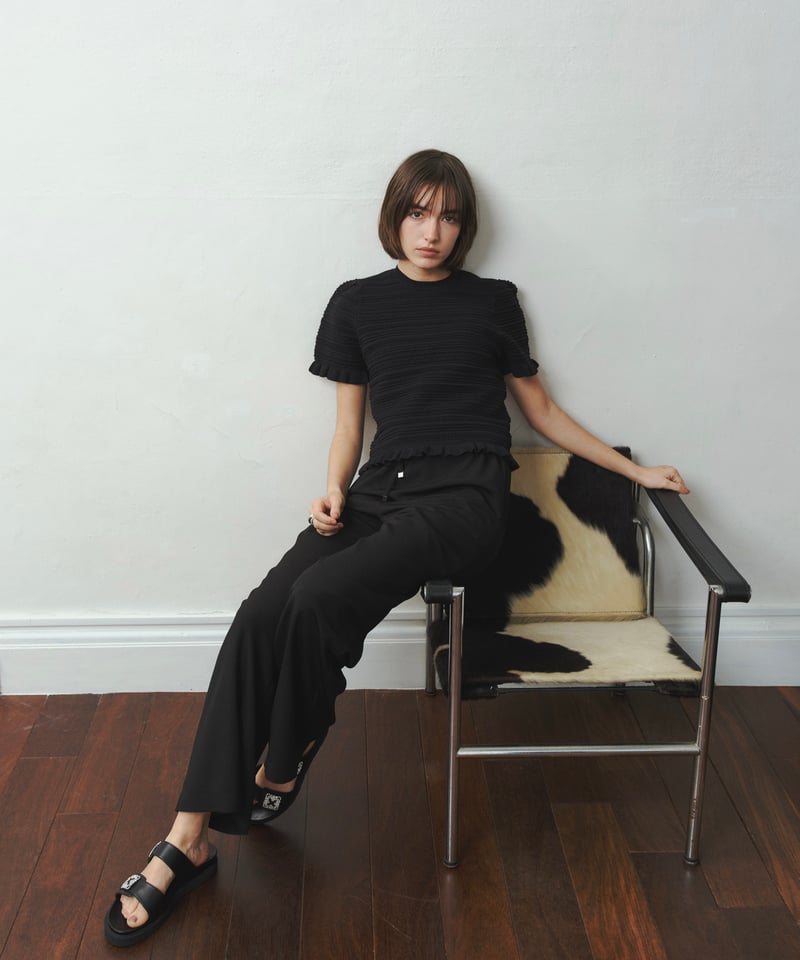 OHGA DROST PANTS BLACK Sサイズ やみつきパンツ | OHGA