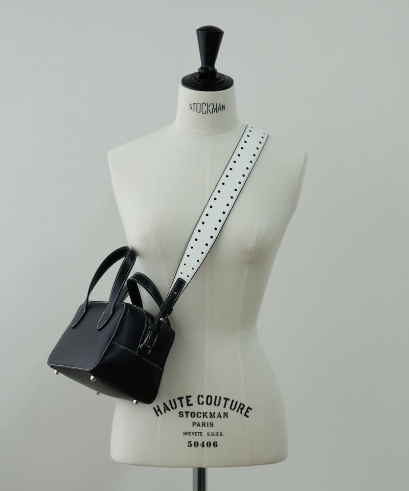 OHGA ミニボストンバッグ MINI BOSTON BAG ブラック