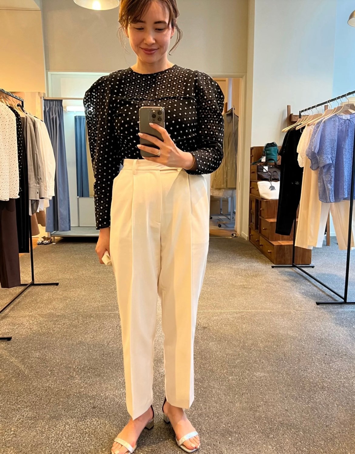 TAPERED TUCK PANTS | OHGA 