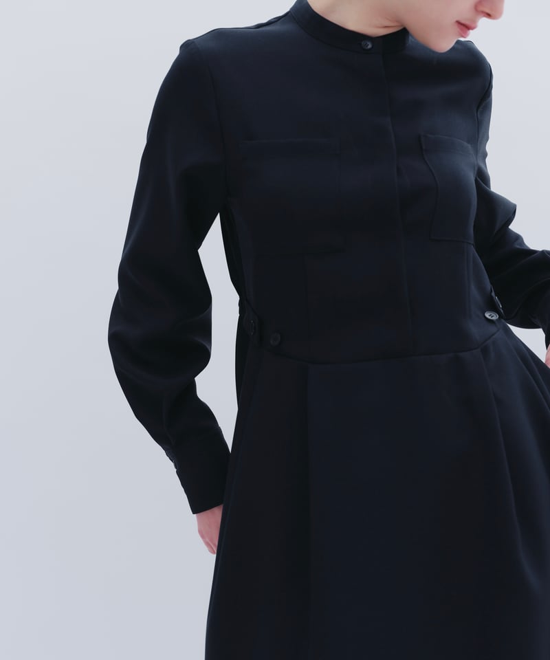 オブリワンピース フラワーフリルワンピース/ブラック | DRESS | OBLI