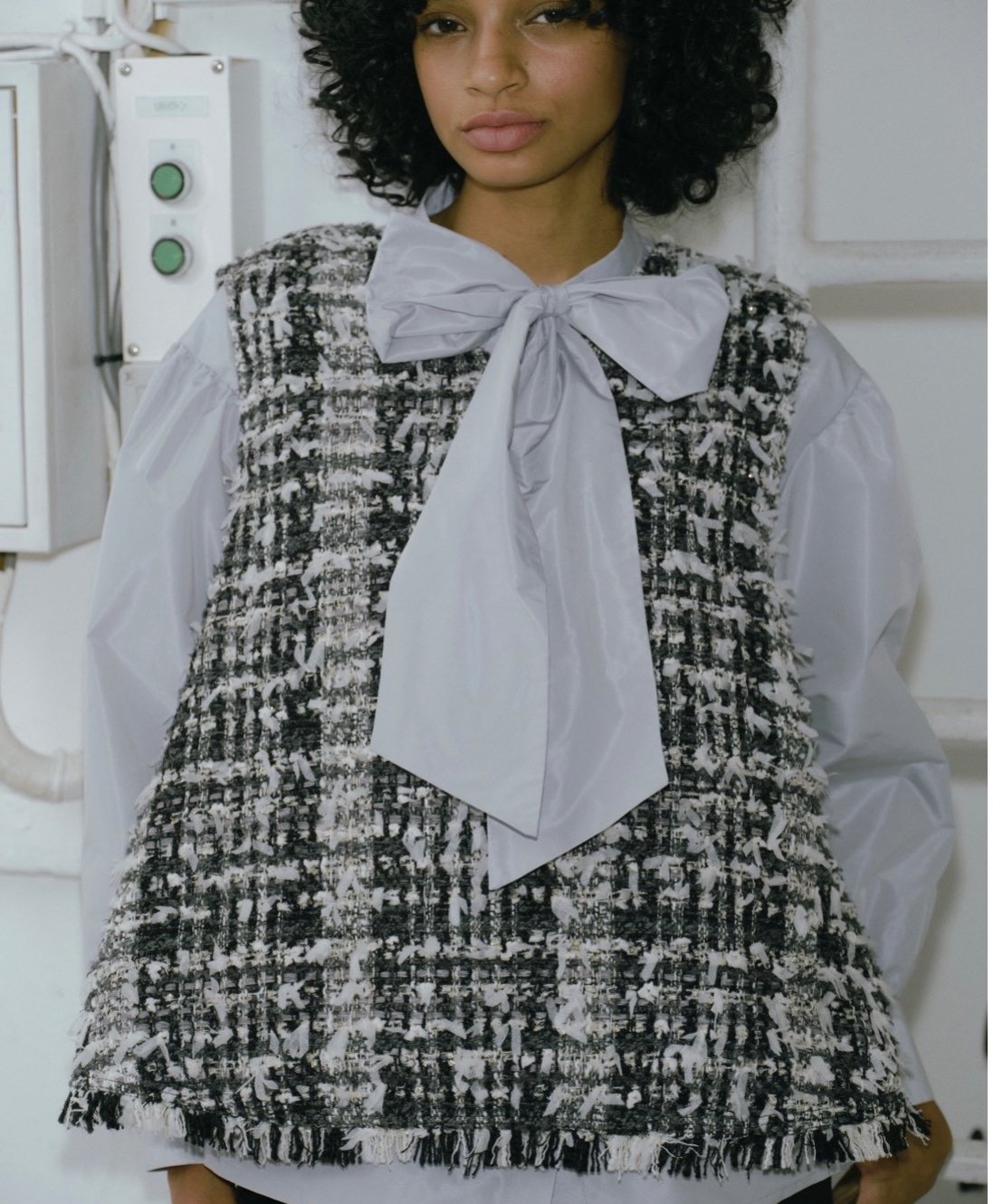 OHGA ツイードトップス Mood | OHGA