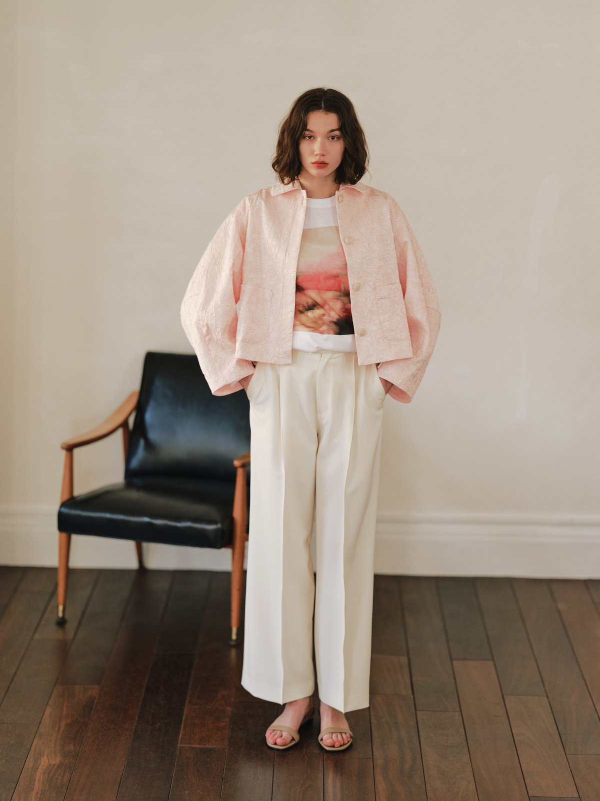 JACQUARD JACKET | OHGA JACQUARD JACKET | OHGA