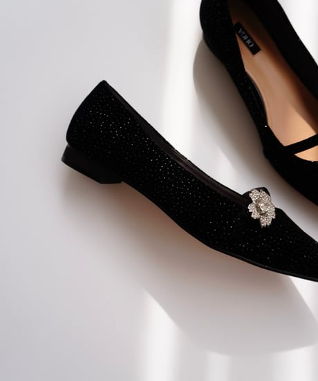 GLITTER BIJOU PUMPS