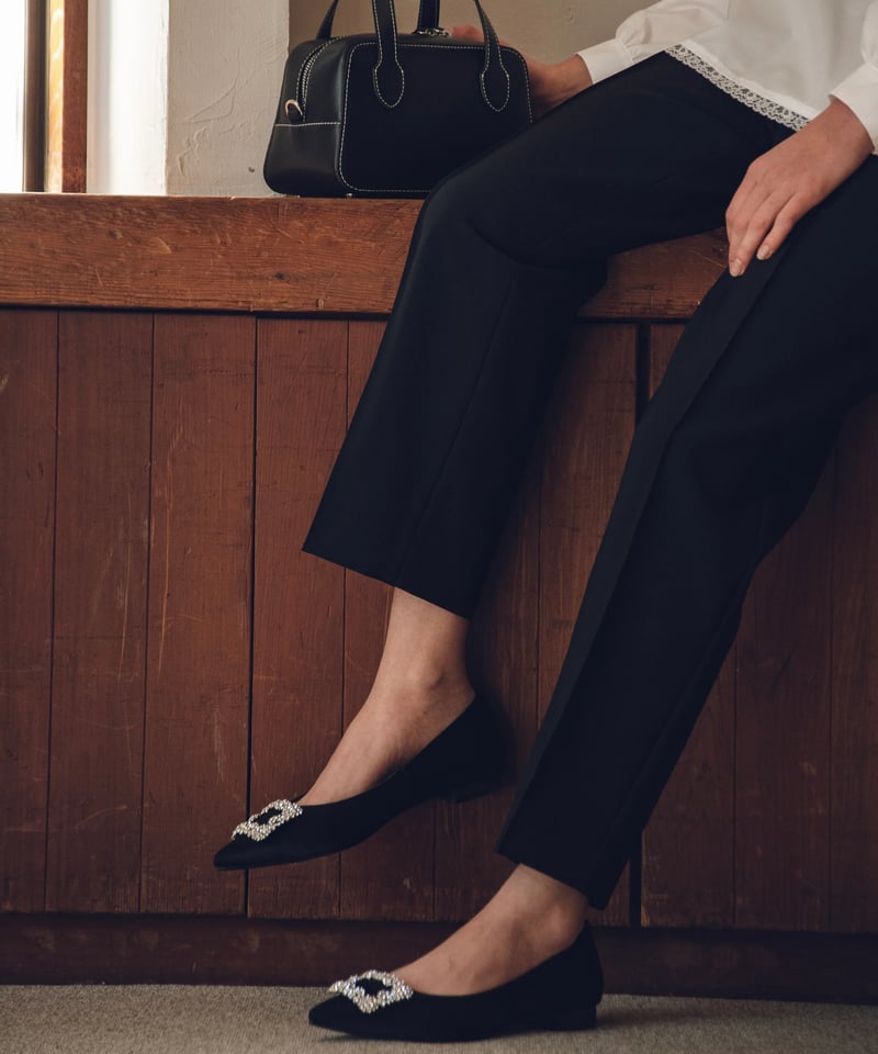 SATIN BIJOU PUMPS | OHGA SATIN BIJOU PUMPS | OHGA