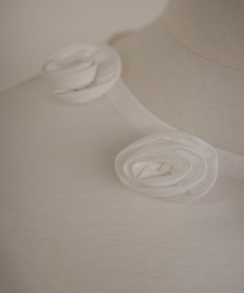 OHGAオーガCORSAGE TEE半袖Tシャツブラウス CORSAGE TEE | OHGA