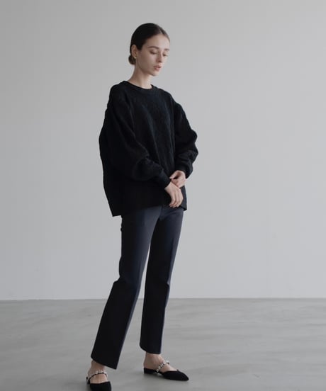 美品【OHGA】ダブルリボンサンダル L ブラック OHGA]ダブルリボンサンダル | KOBUNSHA SELECT SHOP | [OHGA