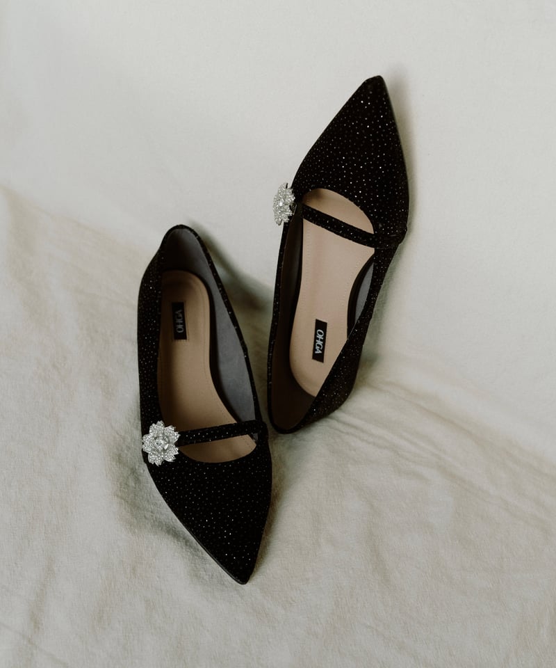 GLITTER BIJOU PUMPS | OHGA