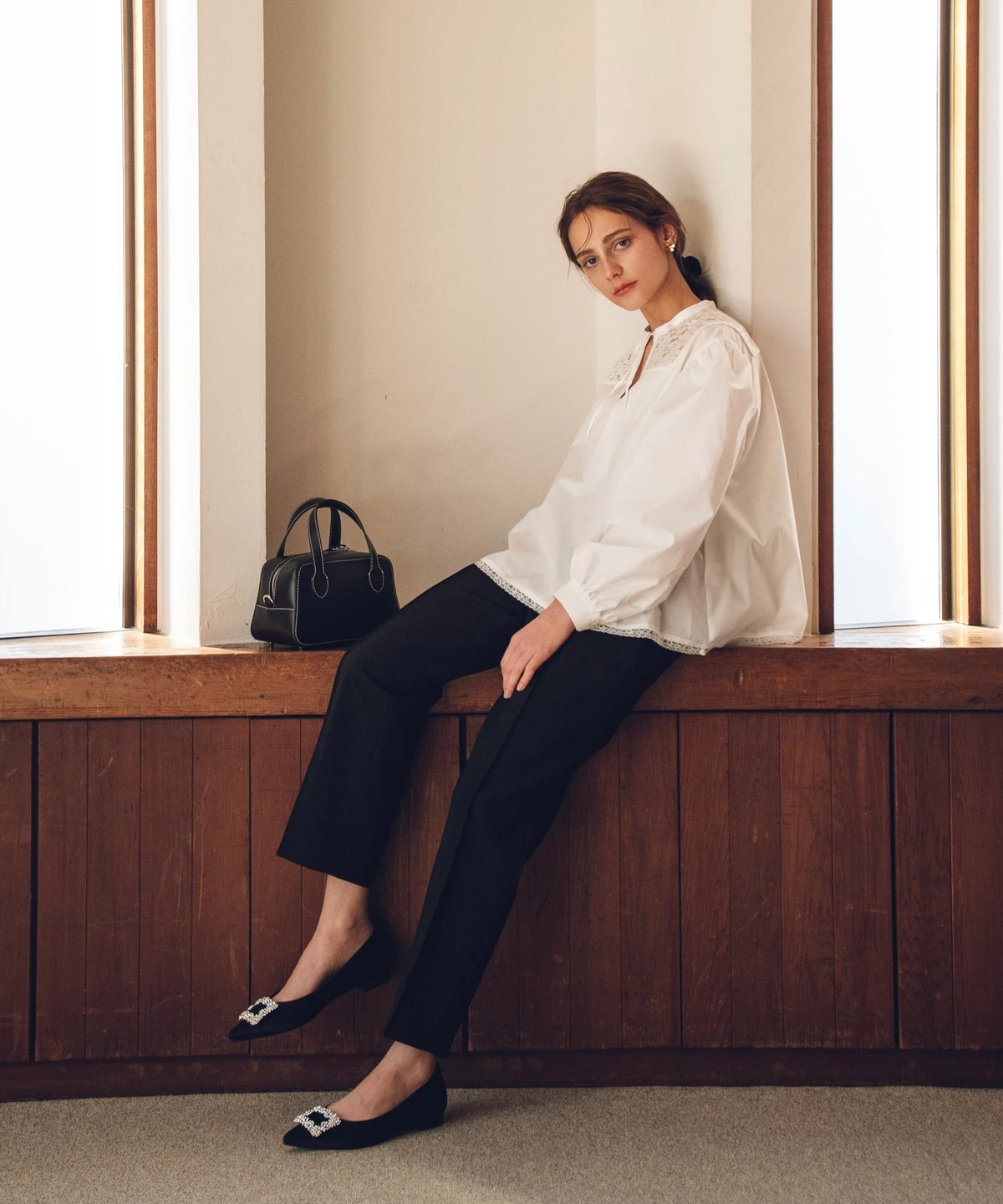 SATIN BIJOU PUMPS | OHGA SATIN BIJOU PUMPS | OHGA