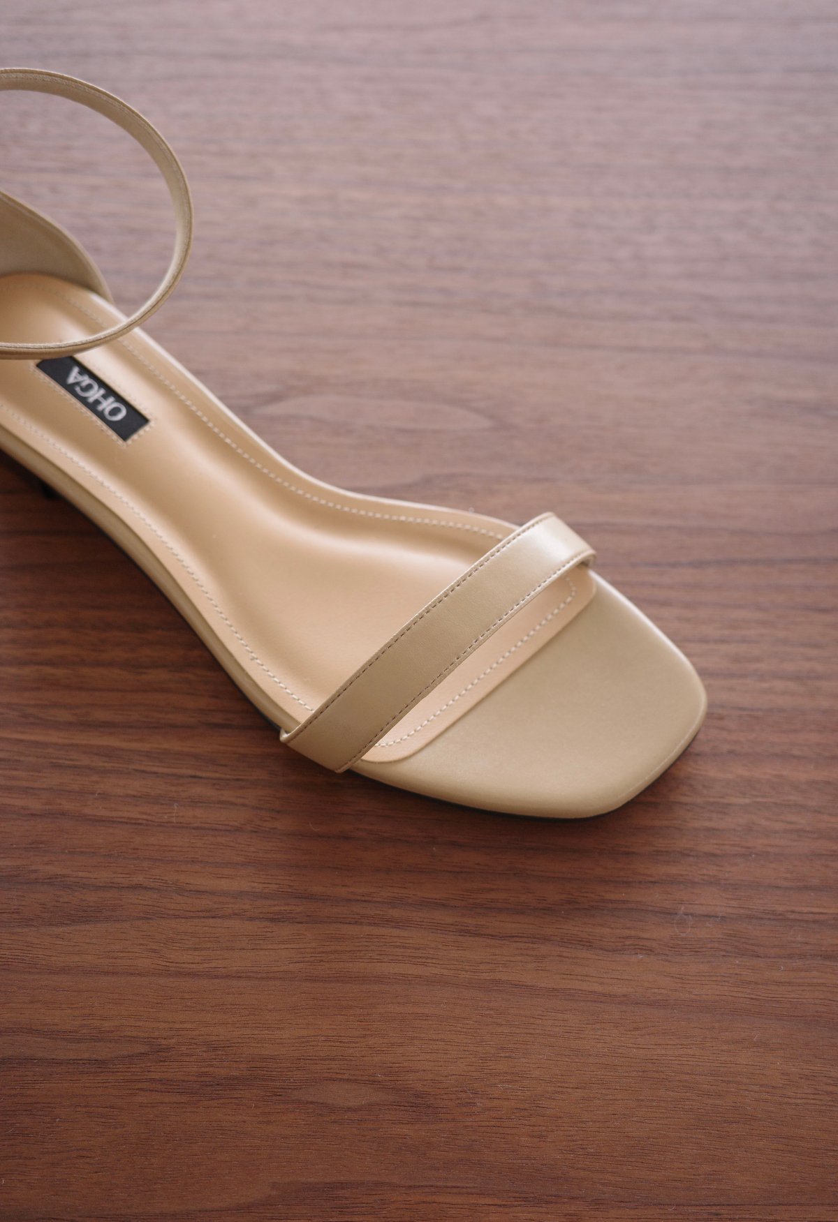 OHGA LOOP SANDAL　シルバー サンダル オーガ Sサイズ ANKLE STRAP SANDAL | OHGA