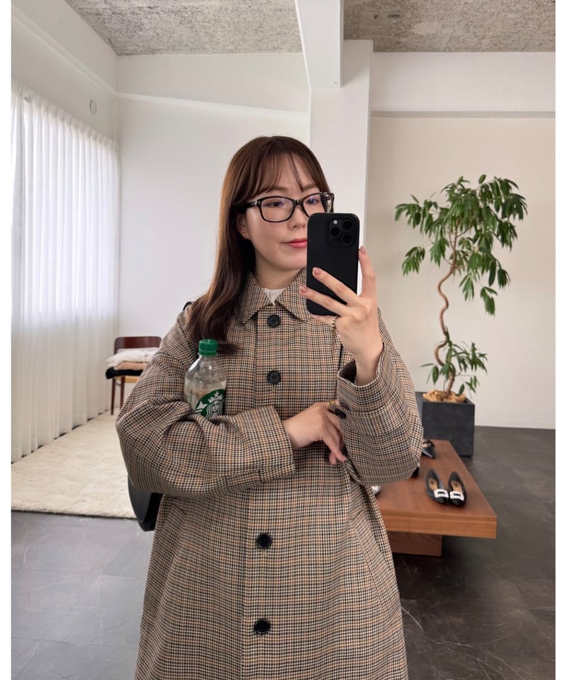 OHGA チェックアウター CHECK COAT | OHGA
