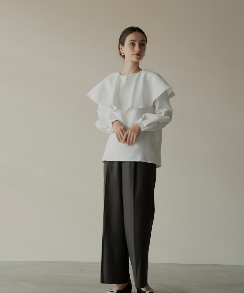 ohga オーガ BIG COLLAR BLOUSE ビッグカラーブラウス BIG COLLAR BLOUSE | OHGA