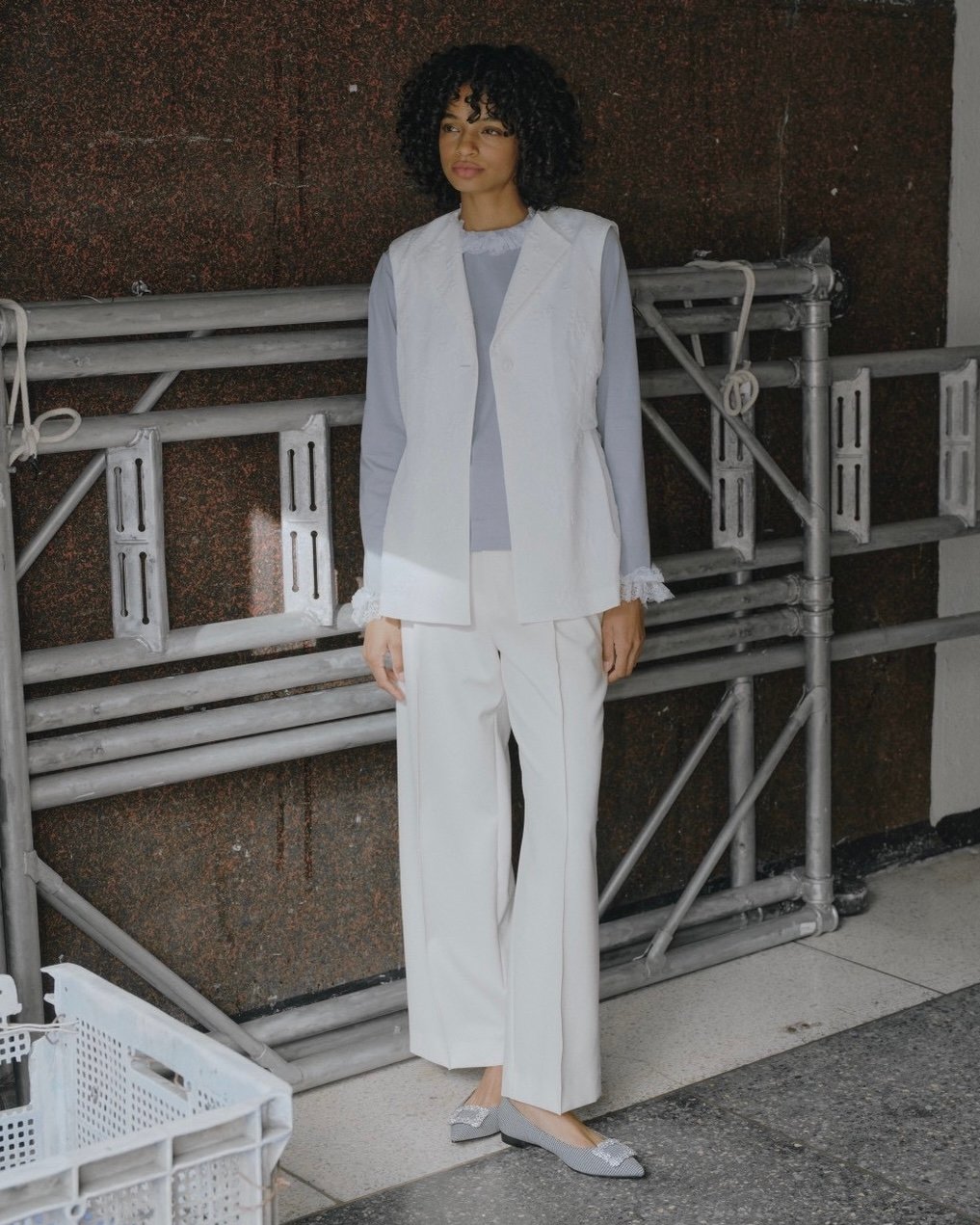 OHGA ohga オオガ ウールベスト ジレ TWEED GILET | OHGA