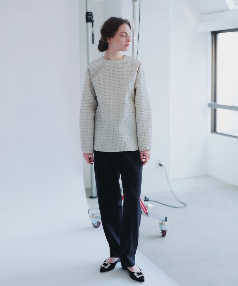 ohga ジャガードトップス　オレンジ　ピンク ohga ジャガードトップス オレンジ ピンク ohga ジャガードトップス