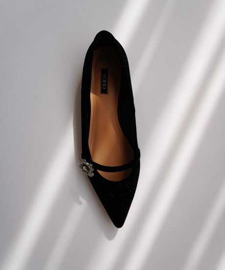 GLITTER BIJOU PUMPS