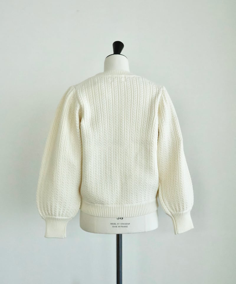 CABLE PUFF KNIT | OHGA