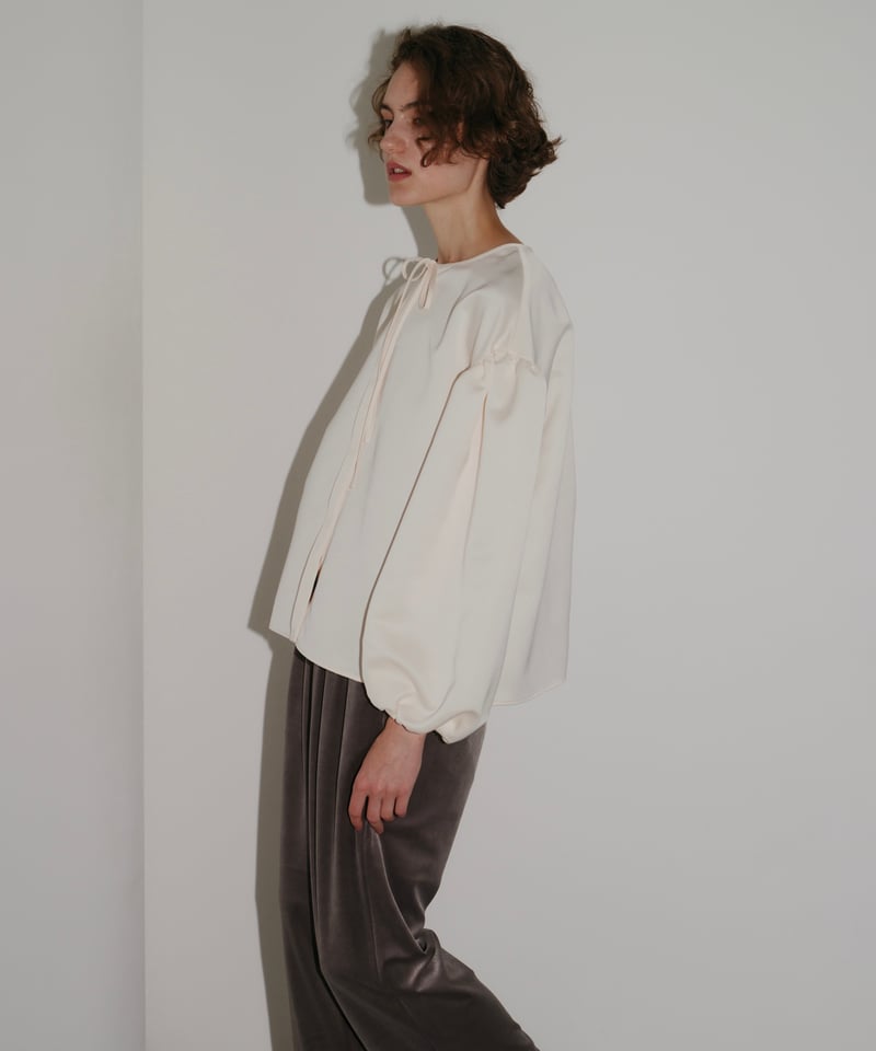 トップス SATIN BLOUSE OHGA SATIN BLOUSE | OHGA