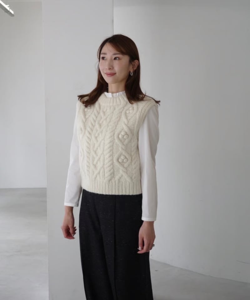 OPEN Yy knit vest ニットベスト OPEN Yy knit vest ニットベスト Knit