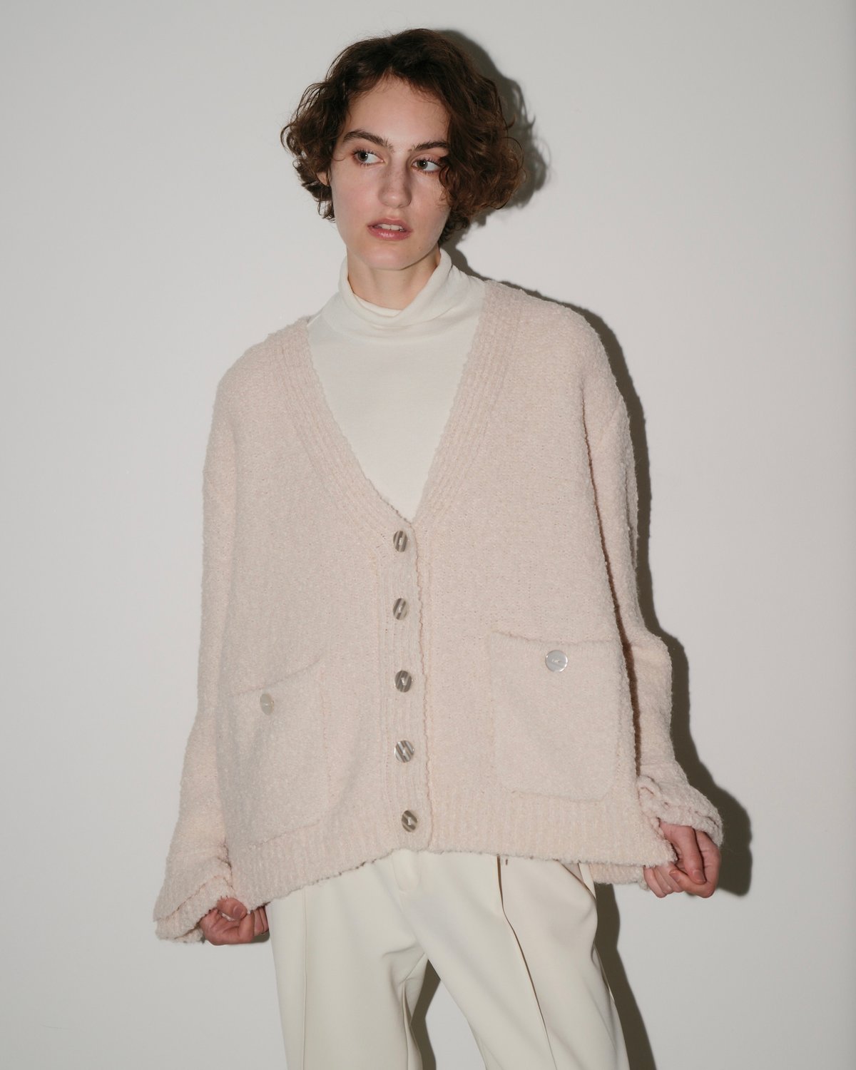 【本日限定お値下げ＊】OHGA KNIT CARDIGAN 本日限定お値下げ＊】OHGA KNIT CARDIGAN - メルカリ