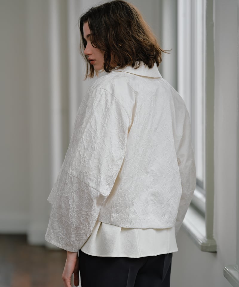 OHGA フラワージャケット 値下げ中‼️ohgaフラワージャケット JACQUARD JACKET | OHGA