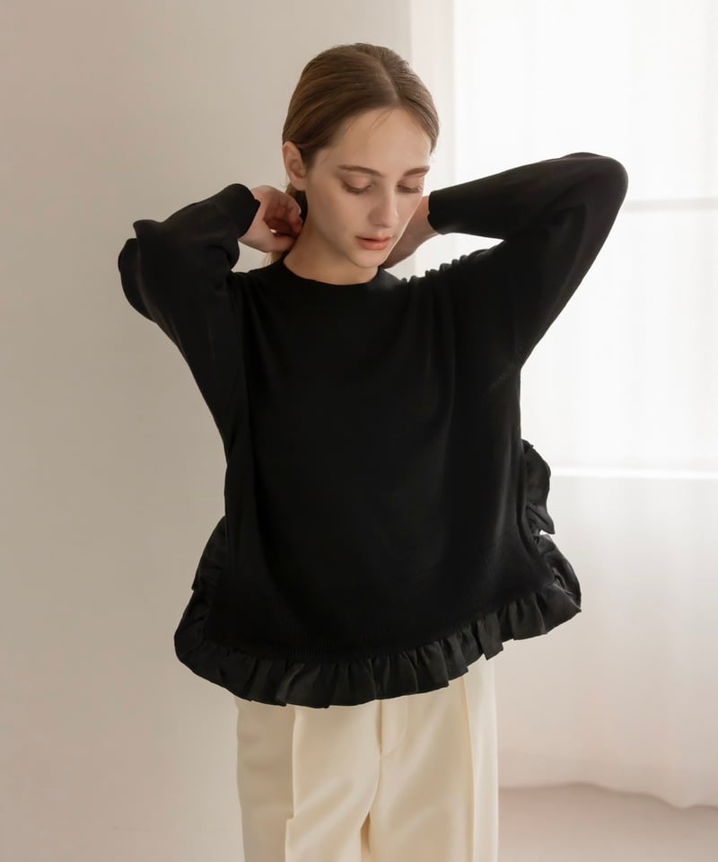 DOCKING FRILL KNIT | OHGA 