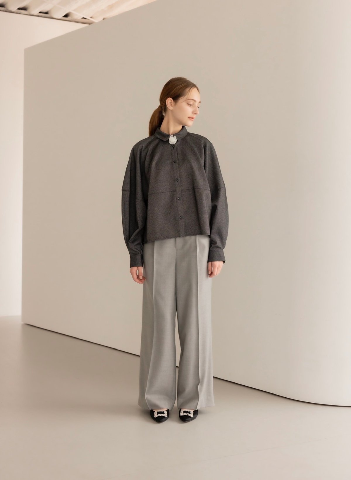 梳毛パンツ | OHGA