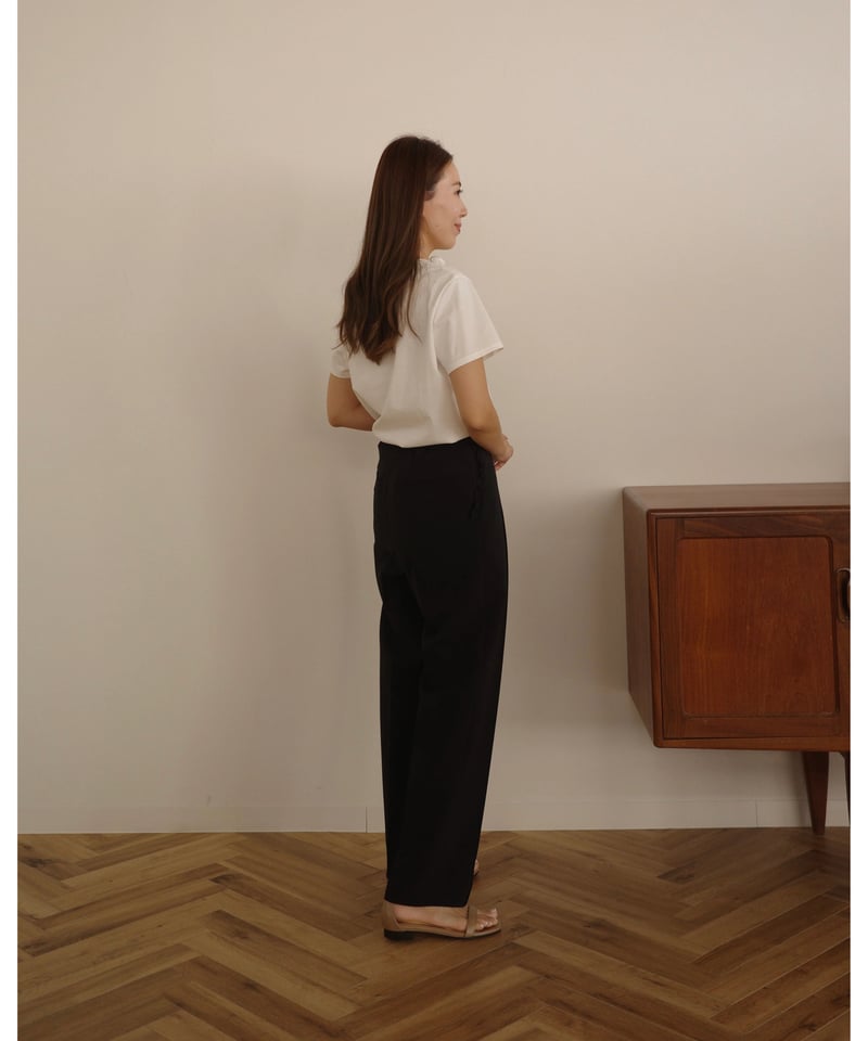 POCKET FRILL テーパードパンツ | OHGA
