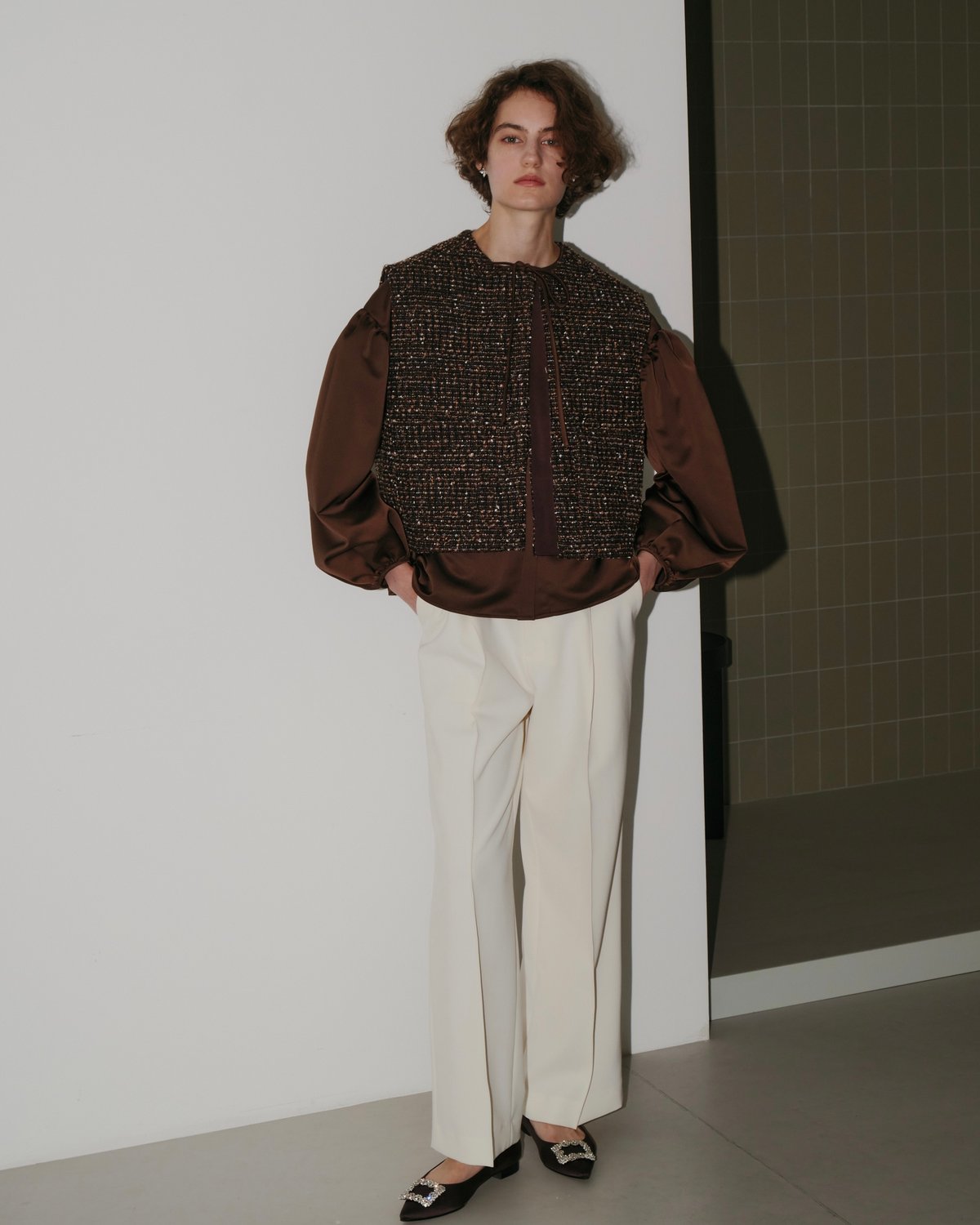 TWEED GILET | OHGA