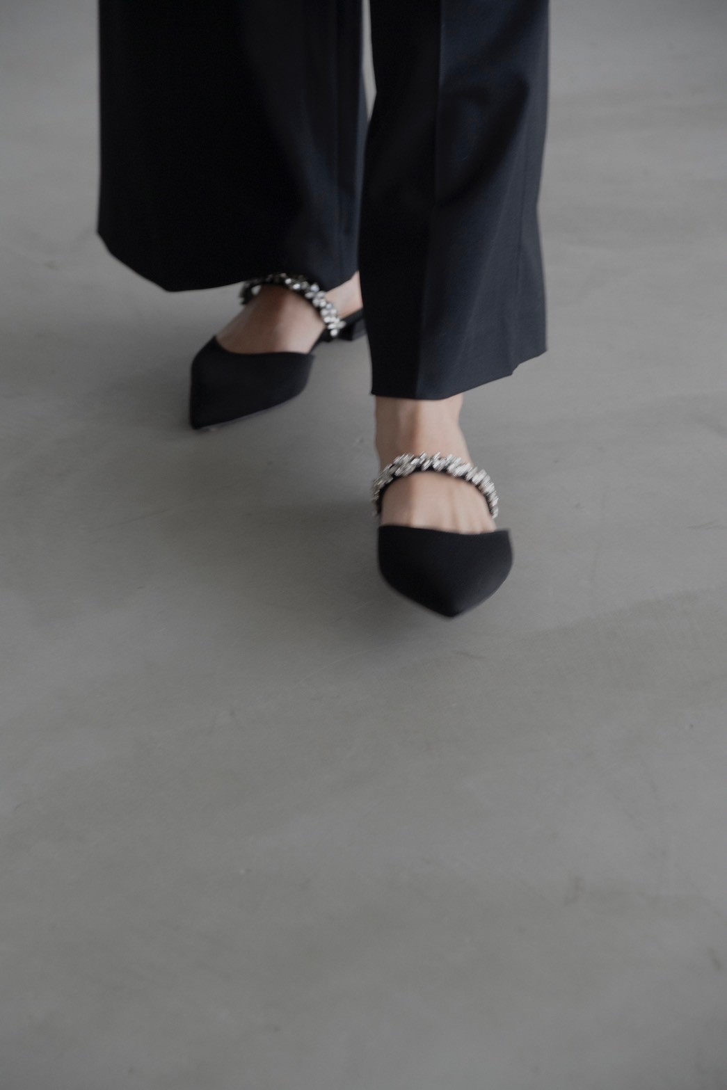 最終お値下げ　OHGA 【完売品】BIJOU SANDAL BIJOU STRAP MULE | OHGA