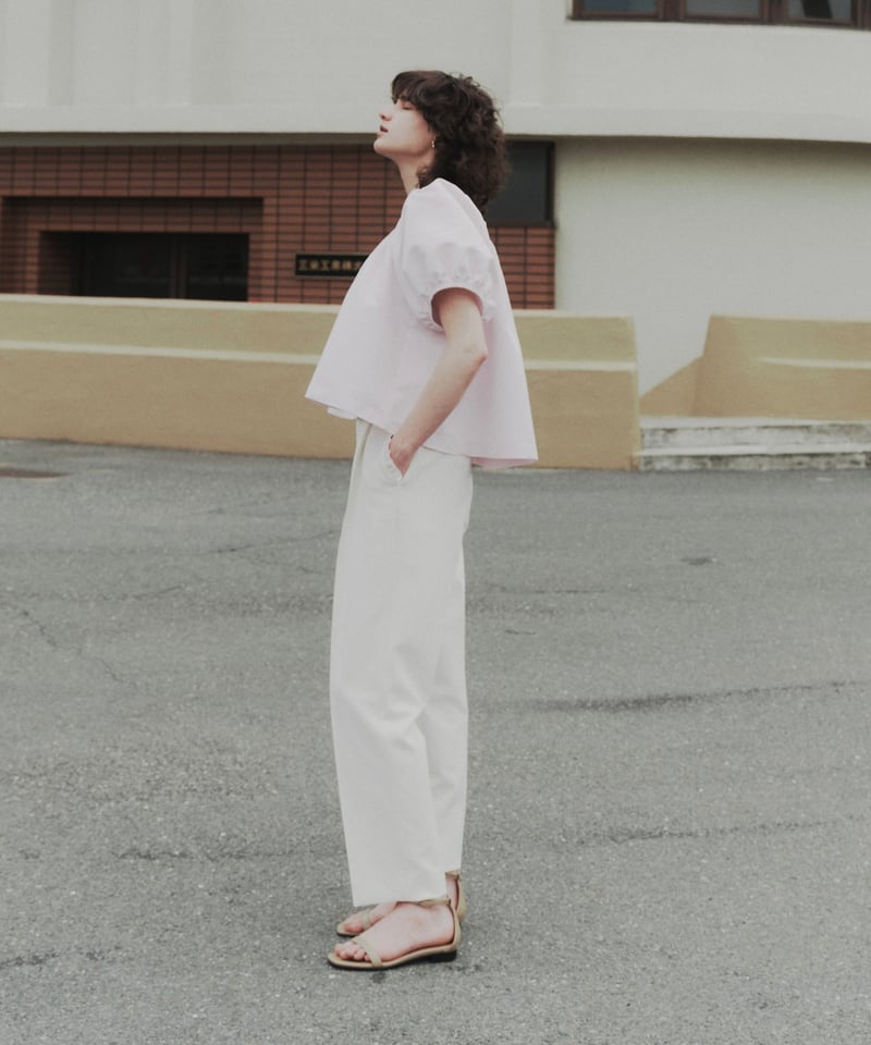 POCKET FRILL テーパードパンツ | OHGA