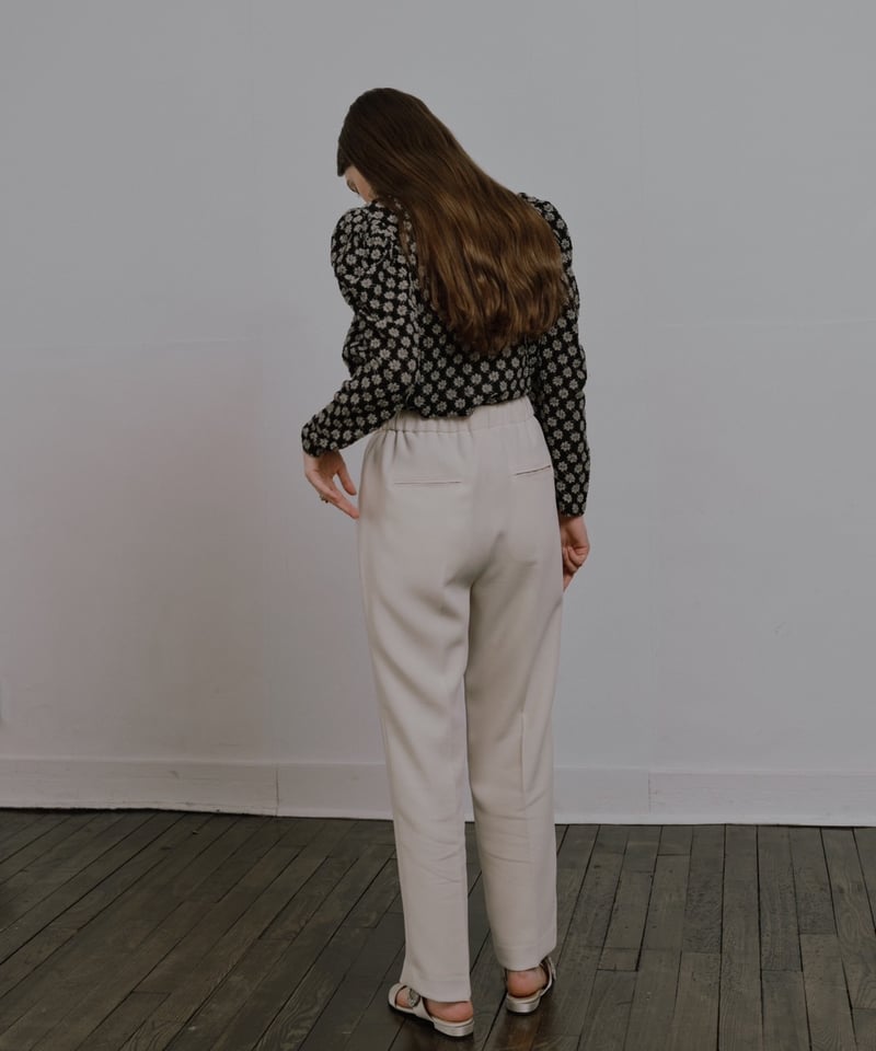 OHGA オーガ FLOWER PANTS M ブラック 新品 未使用 タグ付き VIRGOwearworks Ebony flowers pants - FLOATER