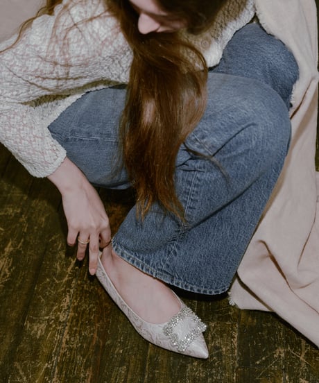 JACQUARD BIJOU PUMPS