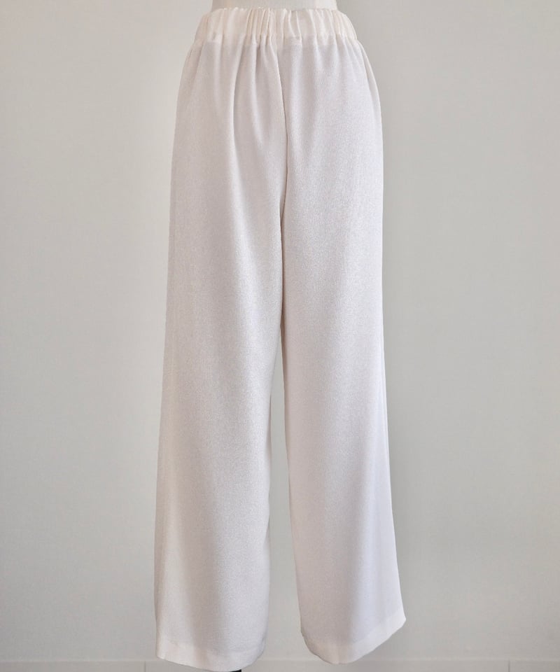 週末セール★【完売品】OHGA ドロスト パンツ ホワイト M やみつきパンツ | OHGA