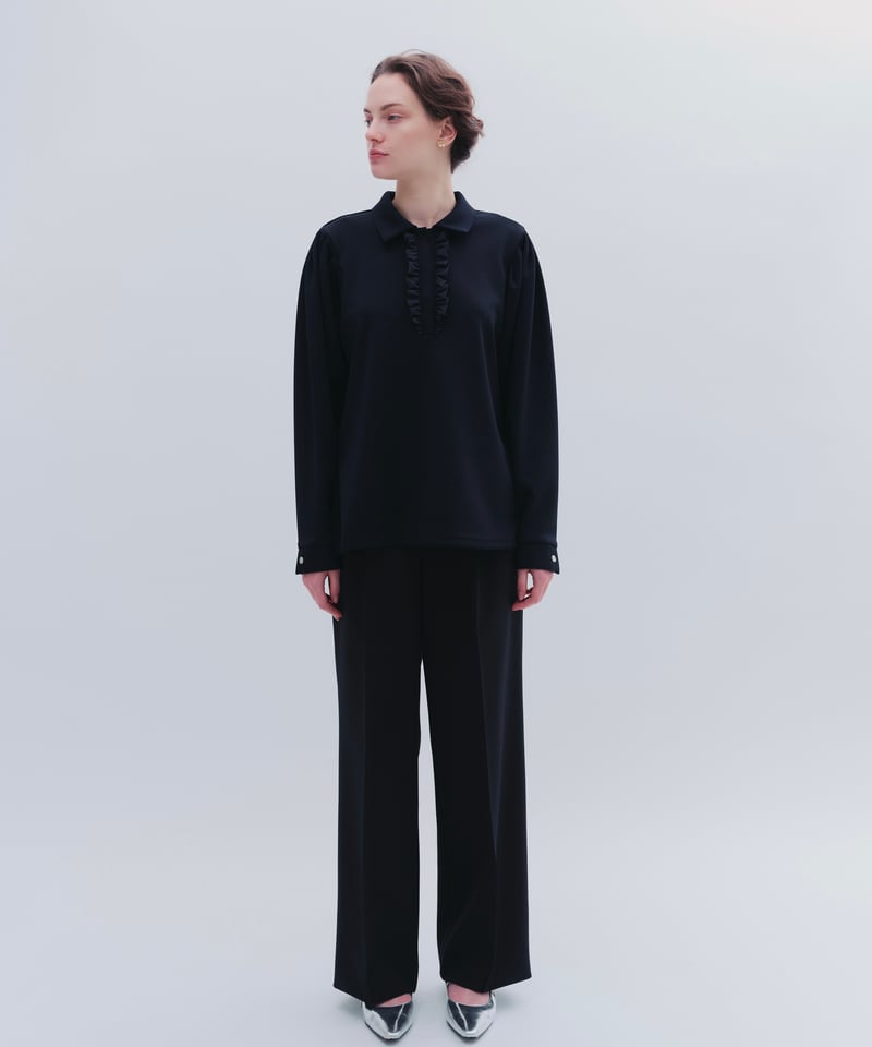 TUCK PANTS セミワイドパンツ | OHGA