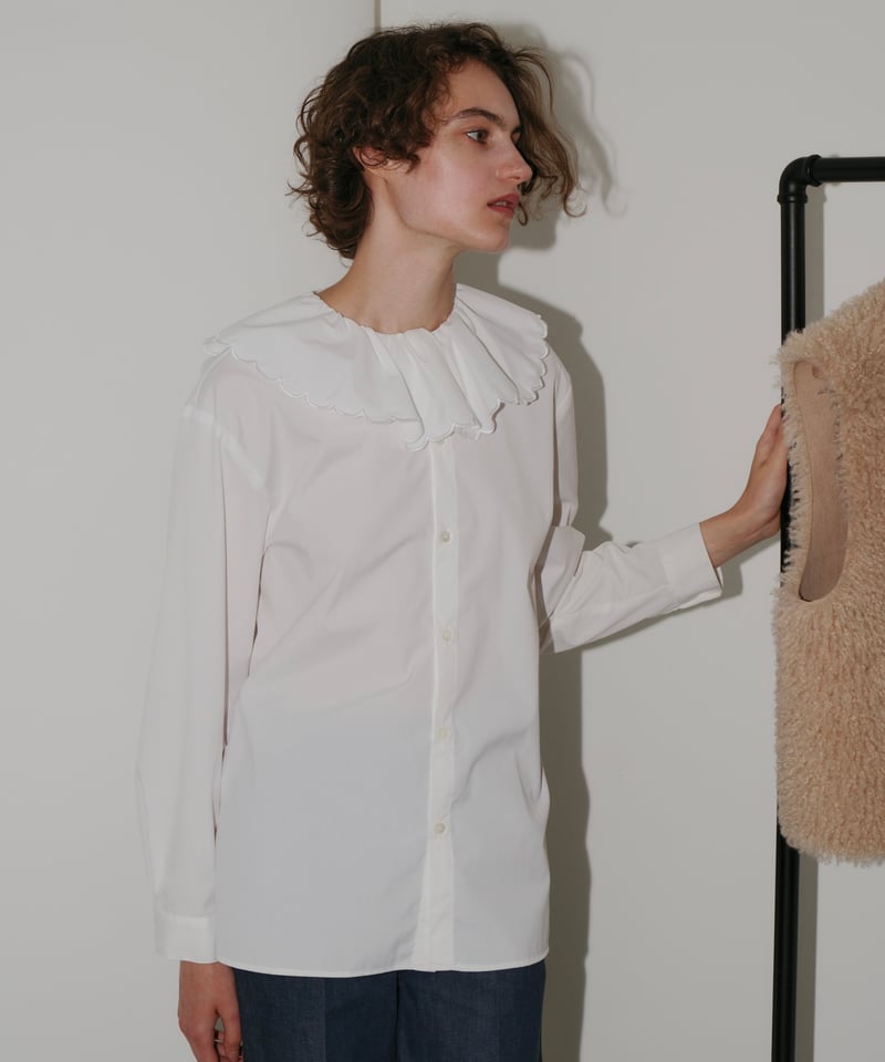 新品未使用　OHGA SCALLOP BLOUSE SCALLOP BLOUSE | OHGA