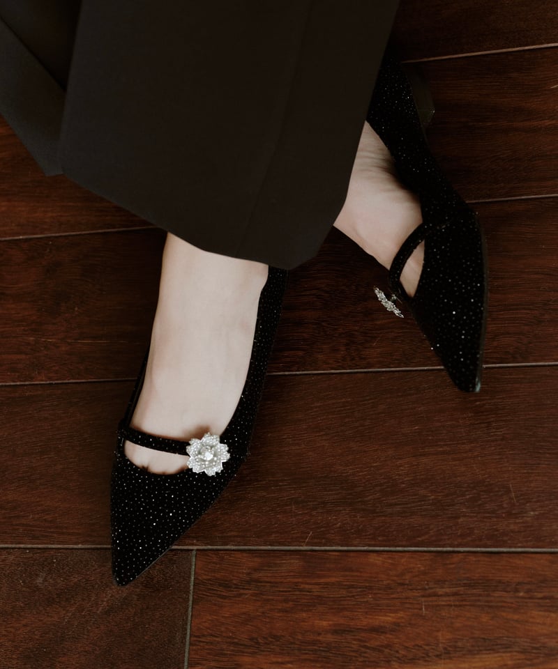 GLITTER BIJOU PUMPS | OHGA