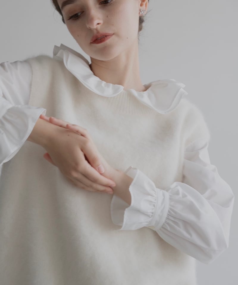 OHGA WAFFLE BLOUSE - 長袖