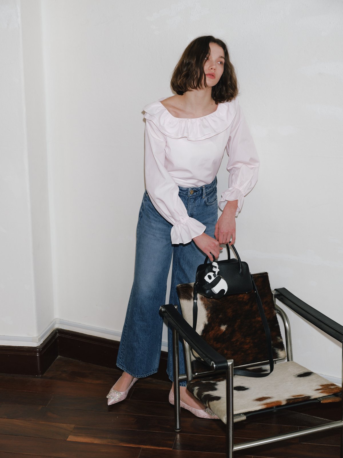 RUFFLE SHOULDER ラッフルショルダーohga yori RUFFLE SHOULDER ラッフルショルダーohga yori