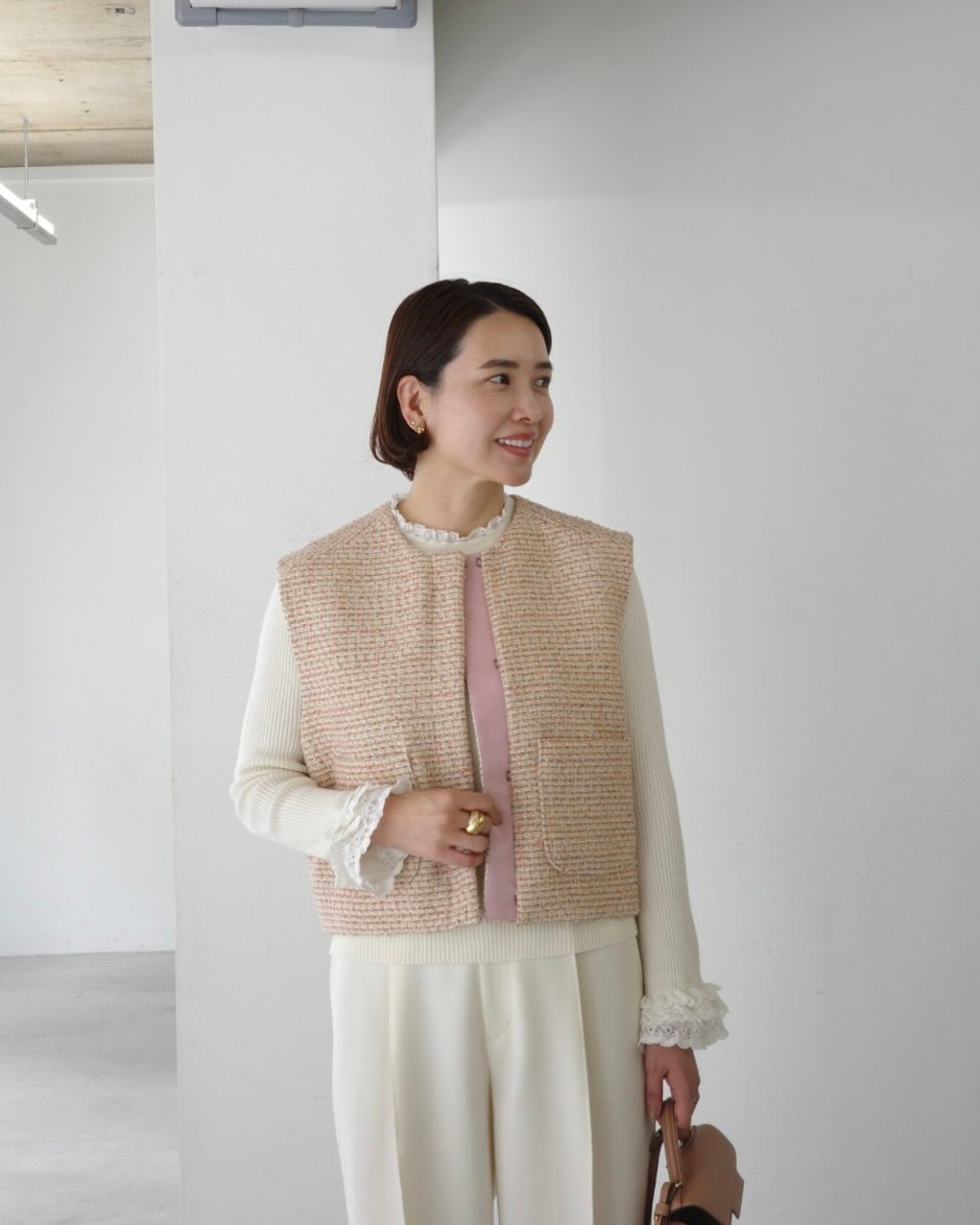 TWEED GILET | OHGA