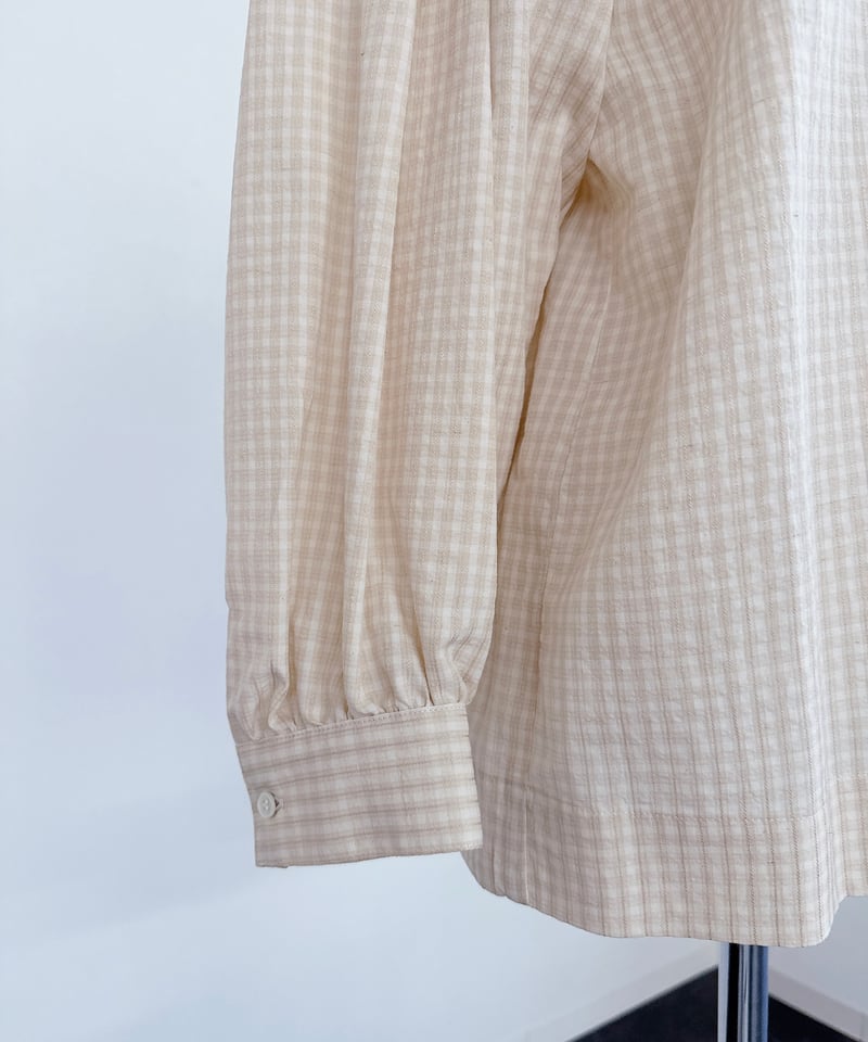 ohga   CHECK BLOUSE チェックブラウス Check | OHGA