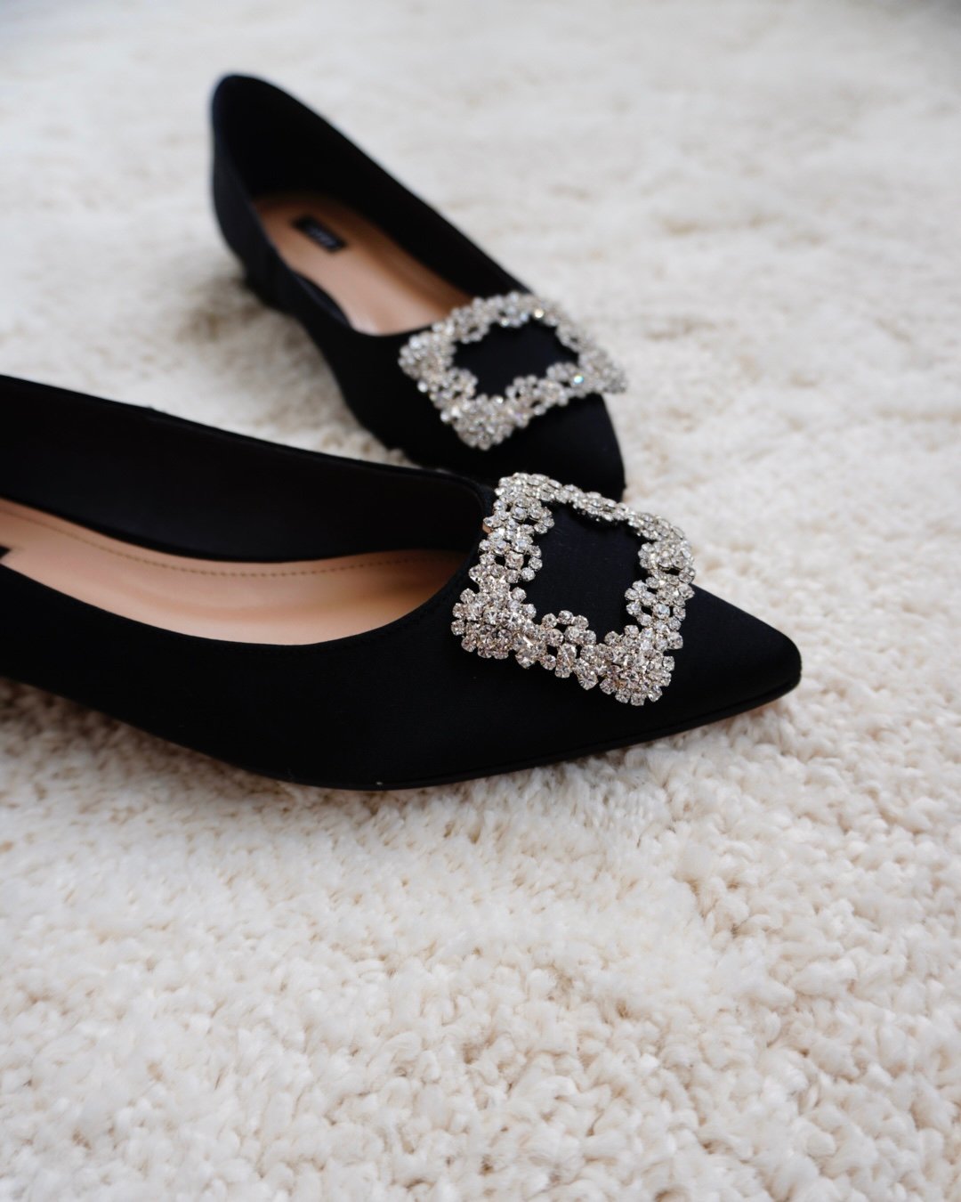 SATIN BIJOU PUMPS | OHGA